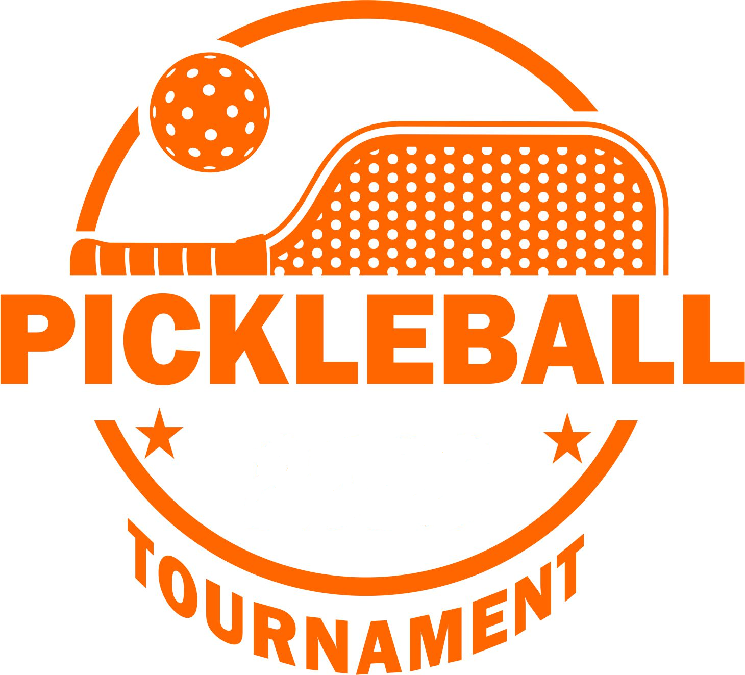 Pickleball logo no year